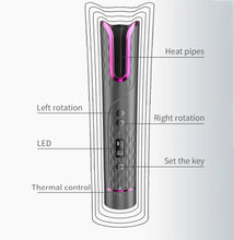 Load image into Gallery viewer, Automatic Hair Curler Electric Wireless USB Charging Portable Non-Hurt Curling Iron Home Hairdresser Styling Tool