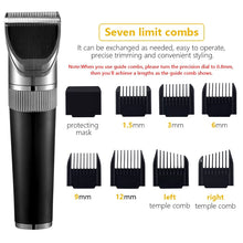 Load image into Gallery viewer, Hair Clipper Professional Hair Trimmer Barber Hair Cutting Machine Electric Shavers for Men Beard Shaving Razor Beard Trimmer