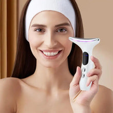Load image into Gallery viewer, Face Neck Lifting Massager EMS Microcurrent Face Sculpting Device Create A Swan Neck Jade Neck Face Sculpting Device LED Photon