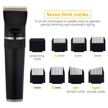 Load image into Gallery viewer, Professional Hair Clipper For Men Rechargeable Electric Razor Hair Trimmer Hair Cutting Machine Beard Trimmer Fast Charging