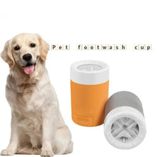 Load image into Gallery viewer, Portable Pet Paw Cleaning Cup Semi-Automatic Cleaning And Grooming Dog And Cat Foot Washing Cup Outdoor Dog Paw Foot Washing Cup