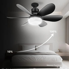 Load image into Gallery viewer, 30W Ceiling Fan Light E27 with Remote LED Dimming Function Suitable for Living Room Study and Home Use 85-265V