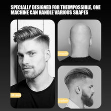 Load image into Gallery viewer, Cordless Hair Trimmer Mini Hair Cutting Kit with 6 Guide Combs Portable USB Rechargeable Haircut Clippers for Men Women Kids