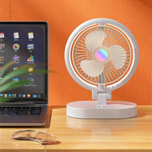 Load image into Gallery viewer, Mini Portable Fan Handheld USB Charging Fan Cooling Electric Fan 3 Speed Adjustment Powerful Dual Motor Outdoor Travel