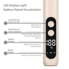 Load image into Gallery viewer, Electric Nail Drill Machine,Usb Nail File,Portable Manicure Pedicure Kit,Long-Lasting Battery Nail Drill Pen,Travel Nail Care