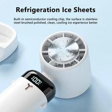 Load image into Gallery viewer, 3600mAh Mini Handheld Fan Portable Semiconductor Refrigeration Cooling Desktop Fan Folding Hanging Neck Air Cooler Outdoor