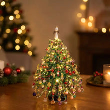 Load image into Gallery viewer, Handmade Bead Weaving Christmas Tree DIY Kit Desktop Holiday Decoration Beaded Xmas Ornament Festive Craft Present