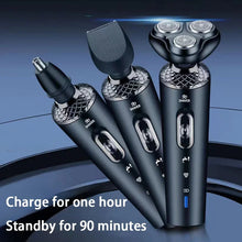 Load image into Gallery viewer, Electric Shaver 3 in 1 Multifunctional Portable Waterproof Men Smart Trimmer Shaver Type-C Charging Rotary Machine Razor
