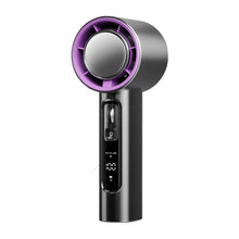 Load image into Gallery viewer, Handheld Portable Fan 100 Gear Desktop Fan USB Rechargeable 3600mAh Cooling Refrigeration Fan LED Display For Home Office Travel
