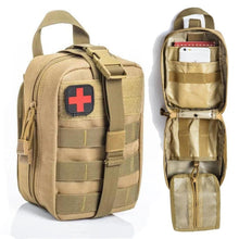 Load image into Gallery viewer, Aid Pouch First-Aid Kit Accessory Bag Tactical Waist Pack Multi-Purpose Outdoor Mountaineering Life-Saving Bag