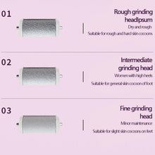 Load image into Gallery viewer, Electric Foot File Digital Display Electric USB Waterproof Washing and Grinding Pedicure To Remove Calluses and Dead Skin