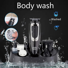 Load image into Gallery viewer, Professional Hair Trimmer Waterproof 5 in 1 Hair Clipper Electric Hair Cutting Machine Beard Trimer Body Men Haircut