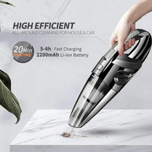 Load image into Gallery viewer, Wireless Vacuum Cleaner Powerful Cyclone Suction Rechargeable Handheld Car Vacuum Cleaner Quick Charge for Car Home Pet Hair