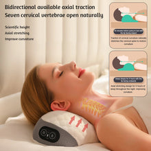 Load image into Gallery viewer, Soft Soulder Neck Vibration Massage Pillow Multi-Purpose Adjustables Smart Temperature Control Waist Massager For Women Men