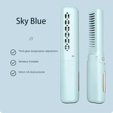 Load image into Gallery viewer, Mini Hair Straightener Professional Quick Heated Electric Hot Comb Multifunctional Straightener
