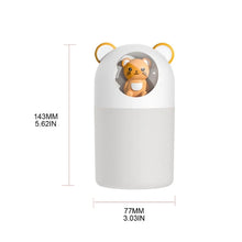 Load image into Gallery viewer, Premium Cute Pet Humidifier 300ml Water for Tank Cool Mist Vaporizer White Pink
