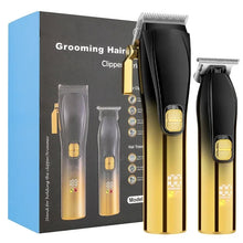 Load image into Gallery viewer, LCD Digital Display Hair Clipper Set Men's Professional Hair Clipper Oil Engraving Electric Clipper