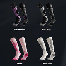 Load image into Gallery viewer, Wool Ski Sock for Men and Women Breathable Sports Socks Long Tube Snow Socks Anti-slip