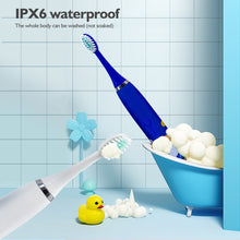 Load image into Gallery viewer, Sonic Toothbrush Electric for Kids Tooth Brush Children IPX6 Waterproof Teeth Cleaning Whitening Soft Bristle Toothbrush