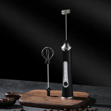Load image into Gallery viewer, USB Electric Milk Frother Coffee Maker Blender Kitchen Mini Wireless Egg Beater Huang Cream Mixer