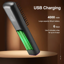 Load image into Gallery viewer, Heating Straightening Comb Hair Straightener Brush Men Quick Beard Straightener Brush Beard Comb Styling Iron Smoothing Comb