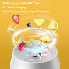 Load image into Gallery viewer, Mini Portable Blender Electric Fruit Juicer Machine for Orange Food Kitchen Small Auxiliary Ice Crushing Household