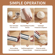 Load image into Gallery viewer, 5 Molds Wireless Ramen Pasta Making Machines Electric Portable Noodle Maker Handheld USB Automatic 4000mAh For Home Kitchen