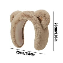 Load image into Gallery viewer, Bear Earmuffs Cartoon Little Bear Warm Earmuffs for Girls Winter Outdoor New Cute Student Warm Ear Protector Ear Cover Headband