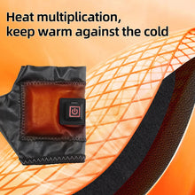 Load image into Gallery viewer, Smart Wireless Heating Leather Gloves Winter Thermal Fingerless Glove Hand Keep Warm