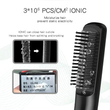 Load image into Gallery viewer, Cordless Hair Straightener Beard Comb for Women and Men 25W 2600mAh Automatic Brush Mini Magic Portable Wireless USB Charging