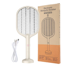 Load image into Gallery viewer, Smart Electric Insect Racket Swatter Zapper 3000V USB Rechargeable Summer Mosquito Lamp Bug Killer Trap Vertical Wall Held