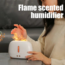Load image into Gallery viewer, Stylish and Compact USB Flame Aromatherapy Machine with Visible Water Level Efficient 250ml Capacity Portable Desktop Freshen