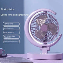 Load image into Gallery viewer, Mini Portable Fan Handheld USB Charging Fan Cooling Electric Fan 3 Speed Adjustment Powerful Dual Motor Outdoor Travel