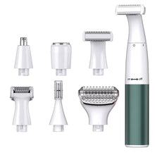 Load image into Gallery viewer, 6in1 ladies Intimate Area Precision Shaver Bikini Line Sensitive Shaving Balls Eggs Pubic Hair Shaver Face Nose Beard Trimmer