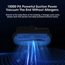 Load image into Gallery viewer, 10kPa Handheld Mattress Vacuum Mite Remover Cordless Cleaner for Home Clothes Sofa Bed Pillows Clean Dust