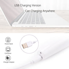 Load image into Gallery viewer, 2 In 1 Electric Eyebrow Trimmer USB Rechargeable Hair Remover Women Shaver LED Light Lady Epilator Razor Face Makeup Tool