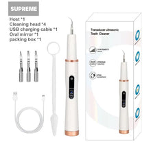 Load image into Gallery viewer, Dental Scaler Ultrasonic Tooth Cleaner Stone Removal Electric Sonic Plaque Remover for Teeth Stain Tartar Calculus whitening