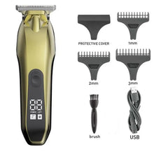 Load image into Gallery viewer, Electric Cordless Haircut Trimmer For Man Professional Hair Cutting Machine Barber Clipper T Blade 0.1mm Zero Cutter Shave Razor