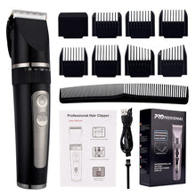 Load image into Gallery viewer, Professional Hair Clipper For Men Rechargeable Electric Razor Hair Trimmer Hair Cutting Machine Beard Trimmer Fast Charging