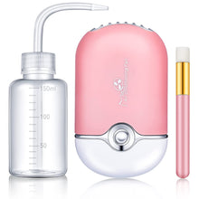 Load image into Gallery viewer, 3 in 1 USB Air Conditioning Lash Fan Dryer Lash Shampoo Brushes Nose Brush eyelash Wash Bottle for Eyelash Extension supplies