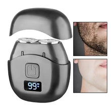 Load image into Gallery viewer, Mini Electric Shaver Double Head Men's Razor Beard Trimmer Shaver Men Double Floating Magnetic Blade Head Portable Beard Knife