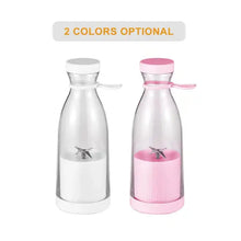 Load image into Gallery viewer, Portable Electric Juicer Cup Handheld 6-blade USB Rechargeable Multifunctional Fruit Blender 380ml Mini Juicer