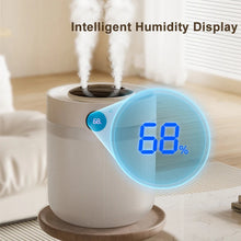 Load image into Gallery viewer, 2000ML Large Capacity Double Spray Humidifier Atomizer USB Home Mute Bedroom Office Desk Night Light Digital Display Humidifier