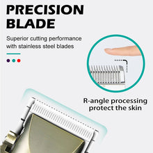 Load image into Gallery viewer, Professional All Metal Cordless Hair Trimmer For Men Electric Beard & Hair Clipper Rechargeable Hair cut Machine