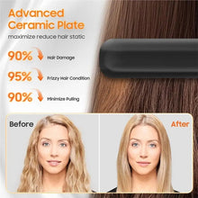 Load image into Gallery viewer, Mini Charging USB Wireless Straightening Clip Portable Clip Dual-Function Straightener& Curler Dorm Room