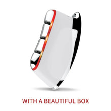 Load image into Gallery viewer, Electric Constant Temperature Micro Current Scraping Board V Face Lifting EMS Dredging Meridian Massage Brush Beauty Instrument