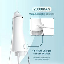 Load image into Gallery viewer, Portable Irrigator Dental Floss DIY Mode 5 Jets Water Flosser Pick Mouth Washing Machine Cleaning Teeth Toothpicks with Thread