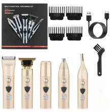 Load image into Gallery viewer, 5 in 1 Multifunctional Razor Set for Men Hair Clipper Electric Razor Eyebrow and Nose Hair Trimmer