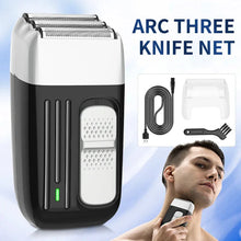 Load image into Gallery viewer, 3 Blades Electric Shaver for Barber Men Powerful Rechargeable Electric Razor Head Bald Shaving Machine Wet Dry Shaver