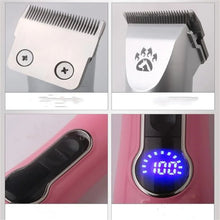 Load image into Gallery viewer, Professional Cordless Dog Grooming Clipper Heavy Duty Electric Pet Hair Trimmer Shear for Thick Coats Large Dog Shaver Scissor